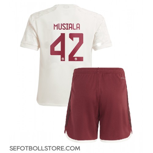 Bayern Munich Jamal Musiala #42 Replika babykläder Tredjeställ Barn 2023-24 Kortärmad (+ korta byxor)